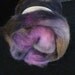 Alpaca Batt in Purples, Olive Green and Fuschia Highlights