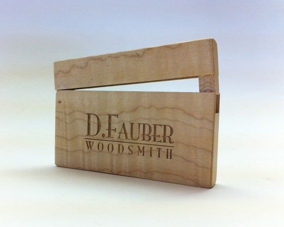 Custom Laser Engraving on Business Card Cases