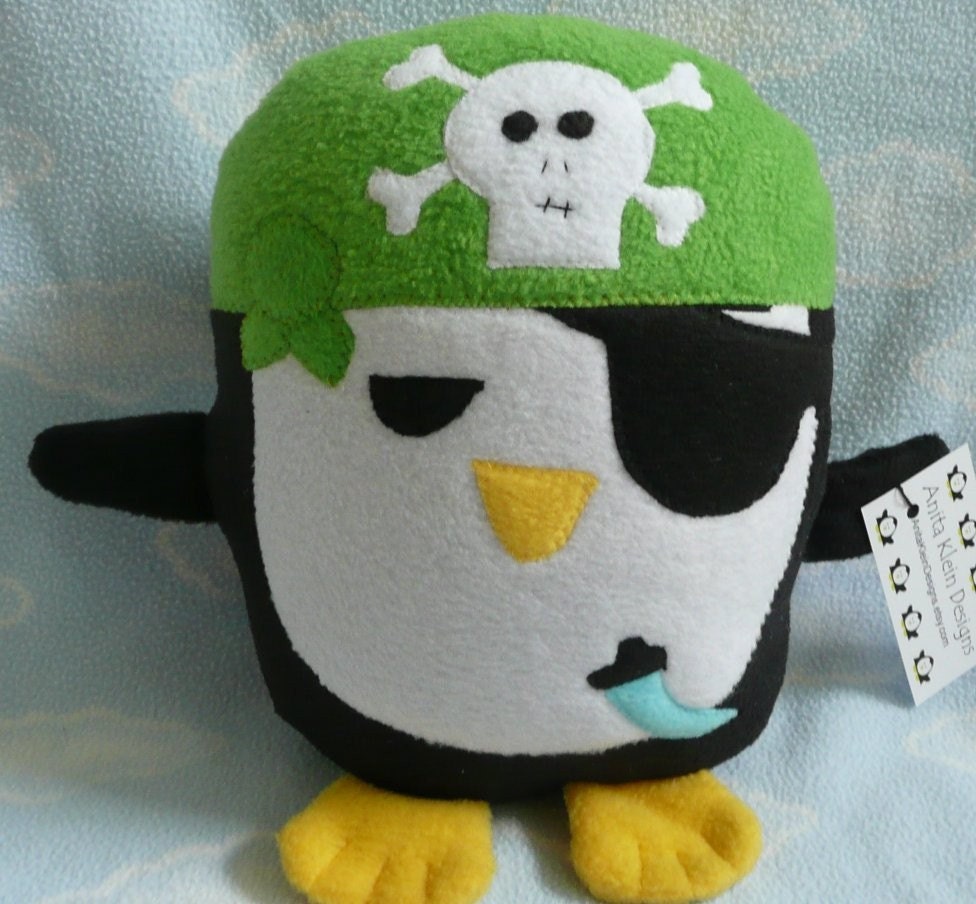 Plush Pirate Penguin Pillow Pal PLACE YOUR ORDER