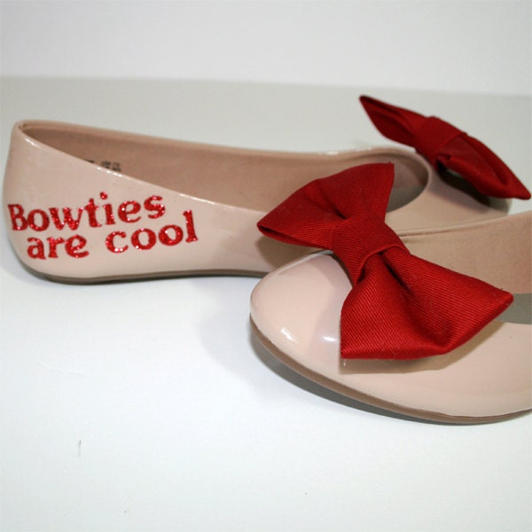 Doctor Who bow ties are cool ballet flat shoes
