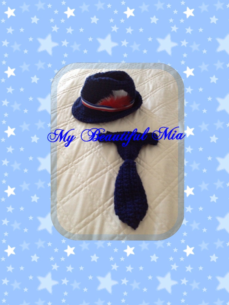 Ready to Ship - Freedom Fedora Photo Prop Set - Newborn