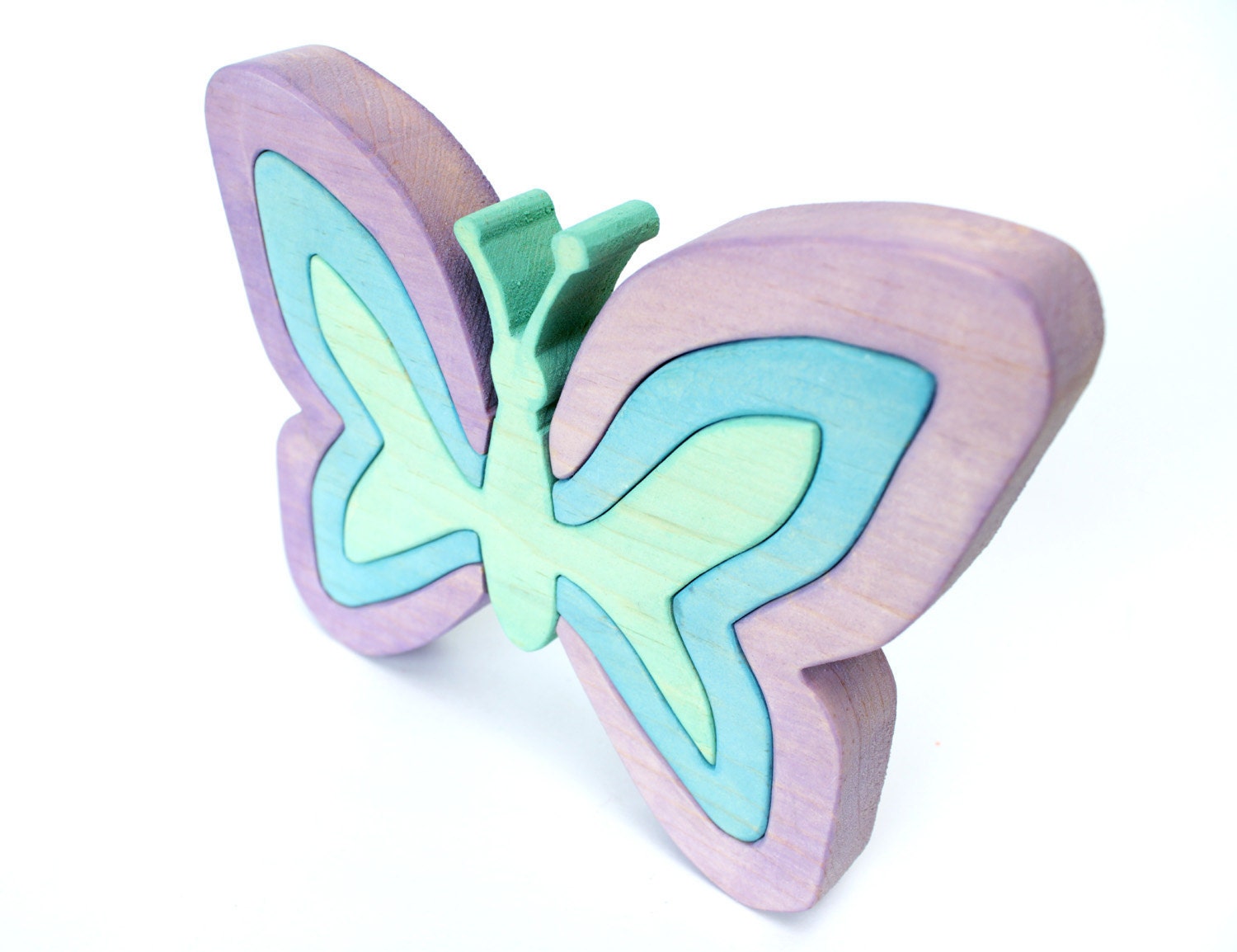 Children's Butterfly Puzzle - Children's Toy - Wooden Room Decoration