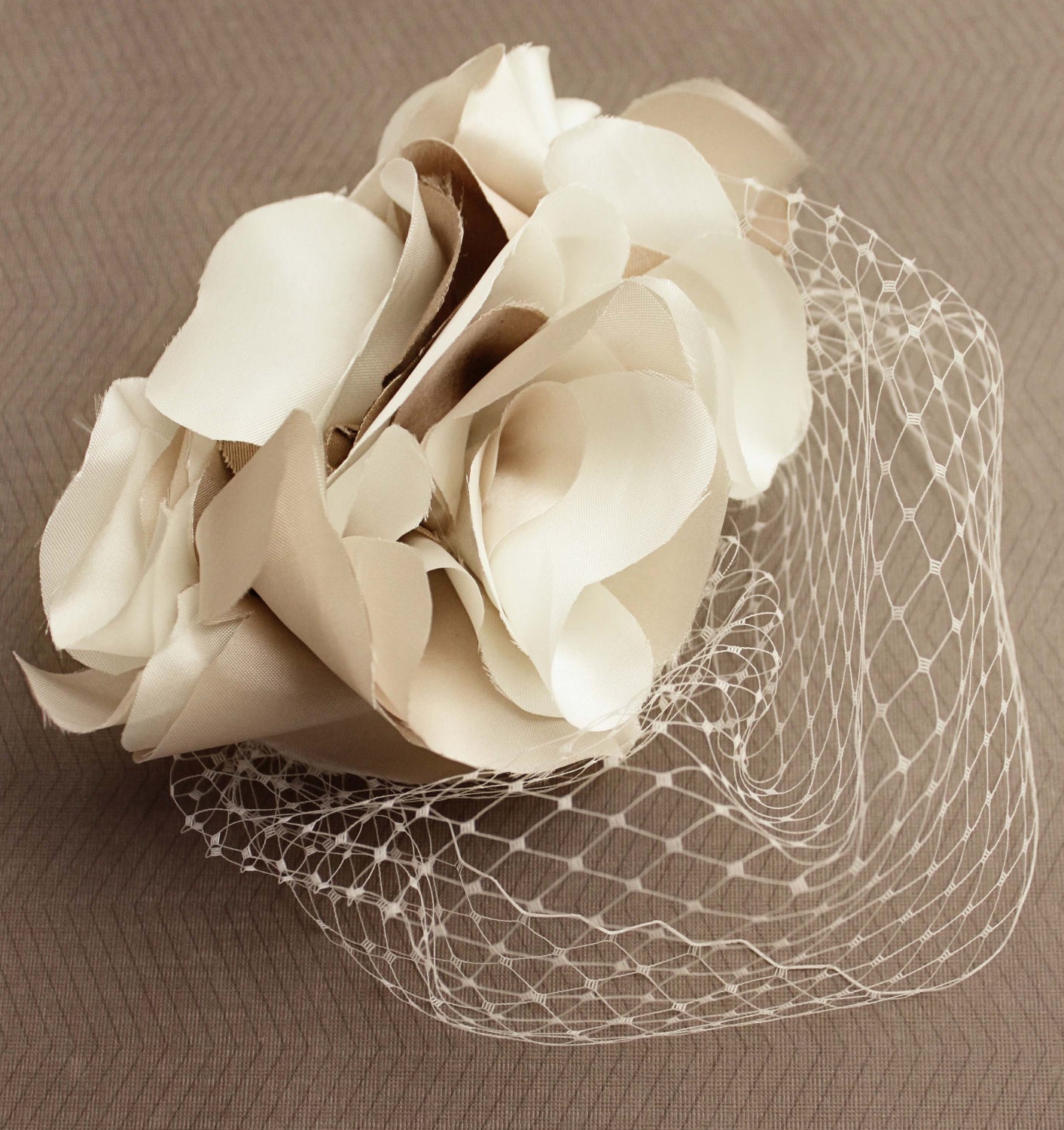 Miranda Lambert-inspired Blusher Birdcage Veil