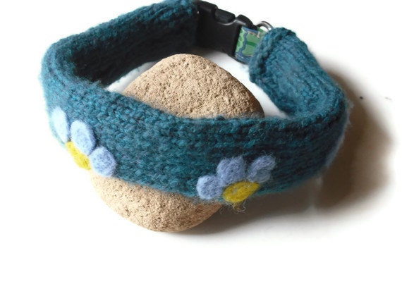 Knitted Dog Collar Cover, Dog Accessories