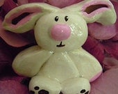 Mini Bunny Ceramic Figurine