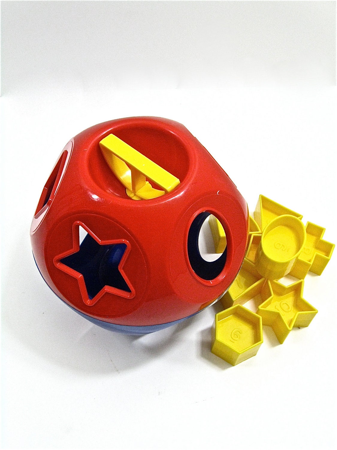 Vintage Tupperware Shape Sorter by OliveandFrances on Etsy