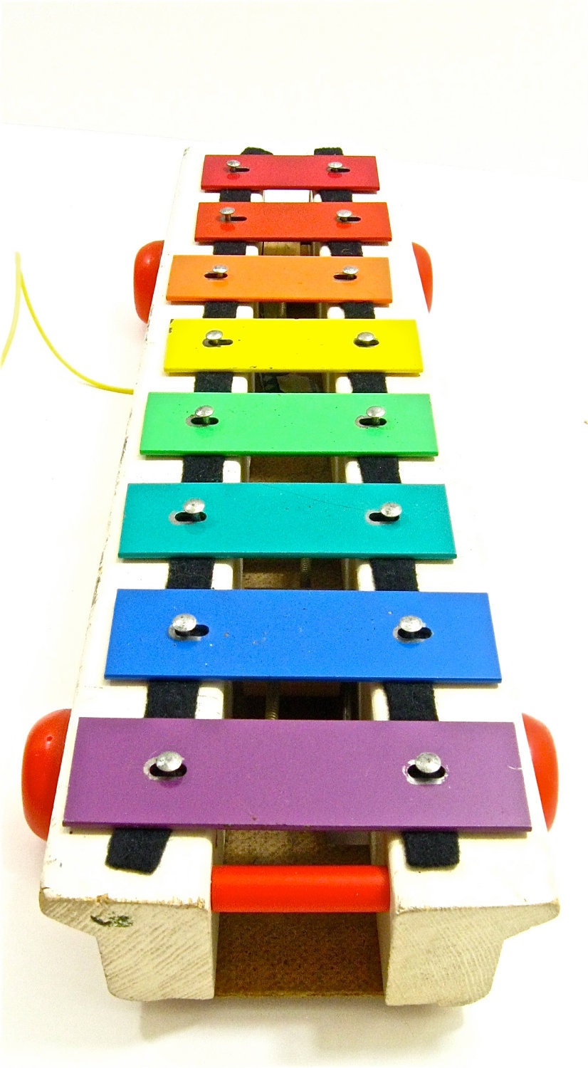 fisher price pull along xylophone