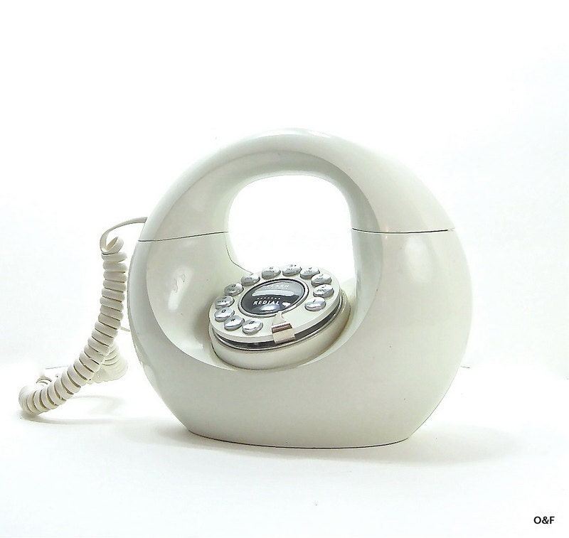 A Powdered Donut Phone by Polyconcepts 1980s