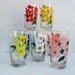 Libbey Glasses, Vintage Drinking Glasses, Water Glasses, Painted Roses