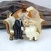 Vintage Wedding Cake Topper Vintage Cake Topper Bride and Groom Cake Topper 1970