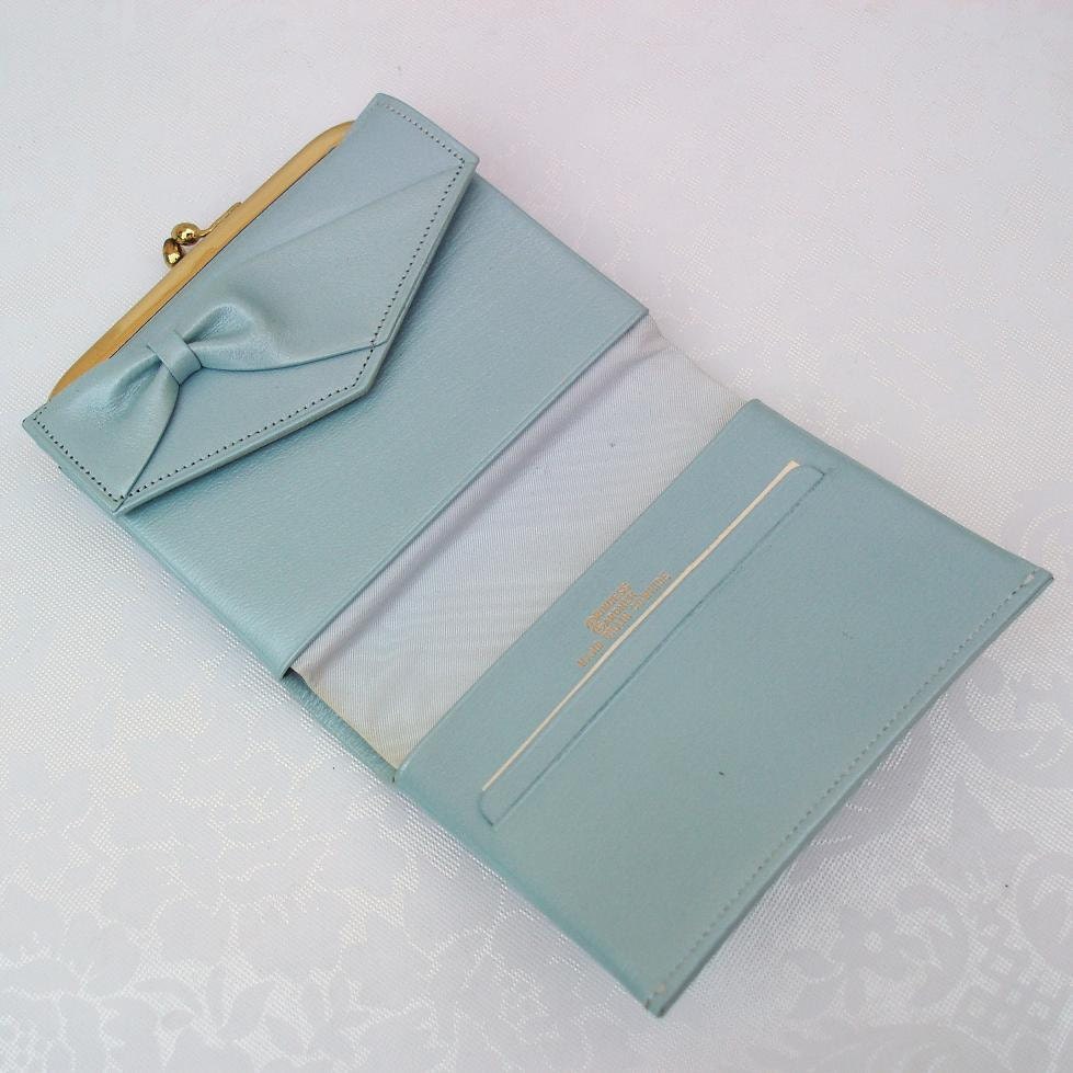 RESERVED for Fang Louise til 7/10/12  Vintage Wallets   Ladies Wallets  Tiffany Blue   Ladies Leather Wallet  Billfold
