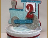Vintage Train Cake Topper, Keepsake Box