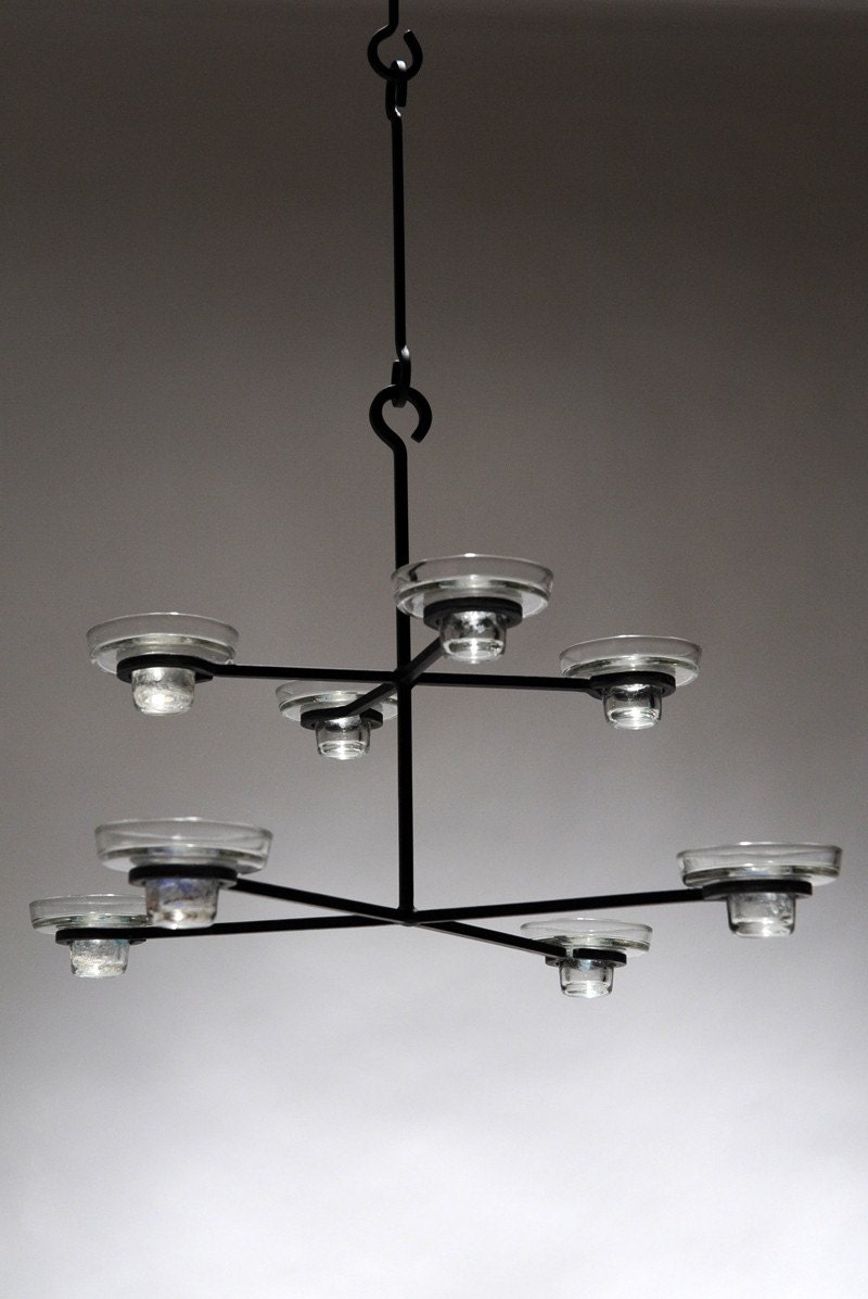 Danish Modern candle holder chandelier by bmodern on Etsy