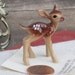 Vintage Hagen-Renaker Miniature Baby Deer Standing Figurine, Collectibles, Fawn, Bambi Figurine, Christmas Gift Idea, Holiday, Treasury