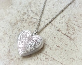Secret Heart Locket Necklace