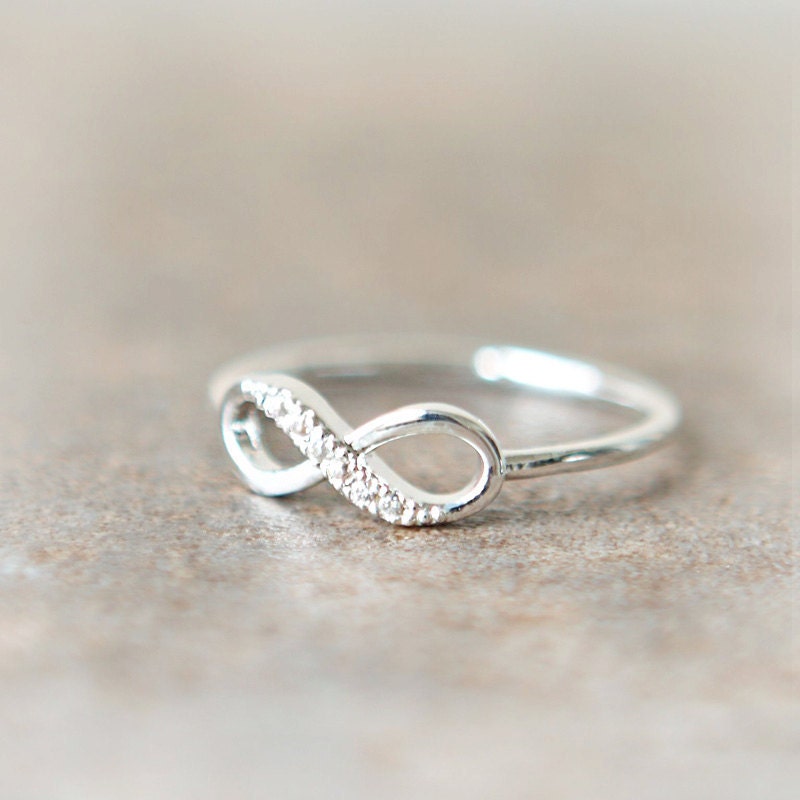Infinity Ring in silver - laonato
