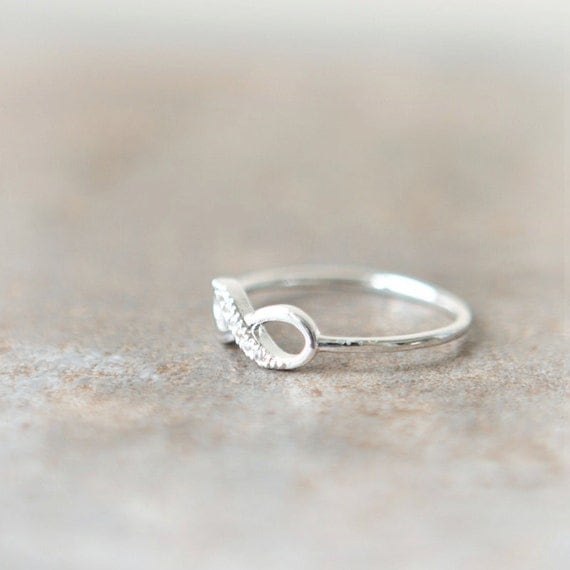 Infinity Ring in silver