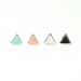 Tiny arrows stud earrings / choose your color / Mint, Peach, White and Black 4 colors