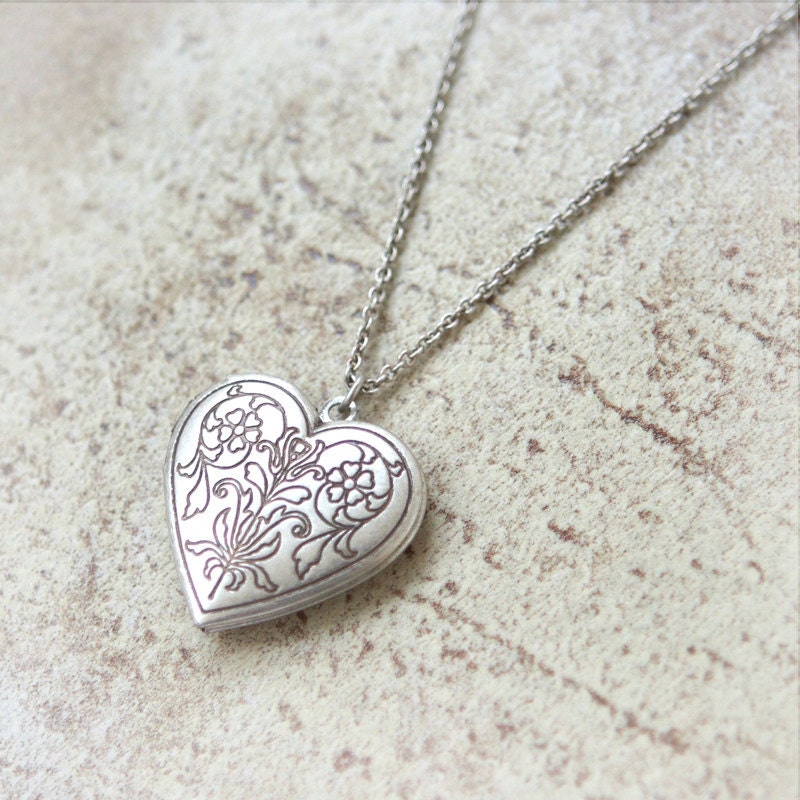Secret Heart Locket Necklace