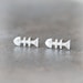 Cute fishbones earrings