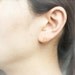 Tiny Pyramid earrings / choose your color / gold, silver and pink gold