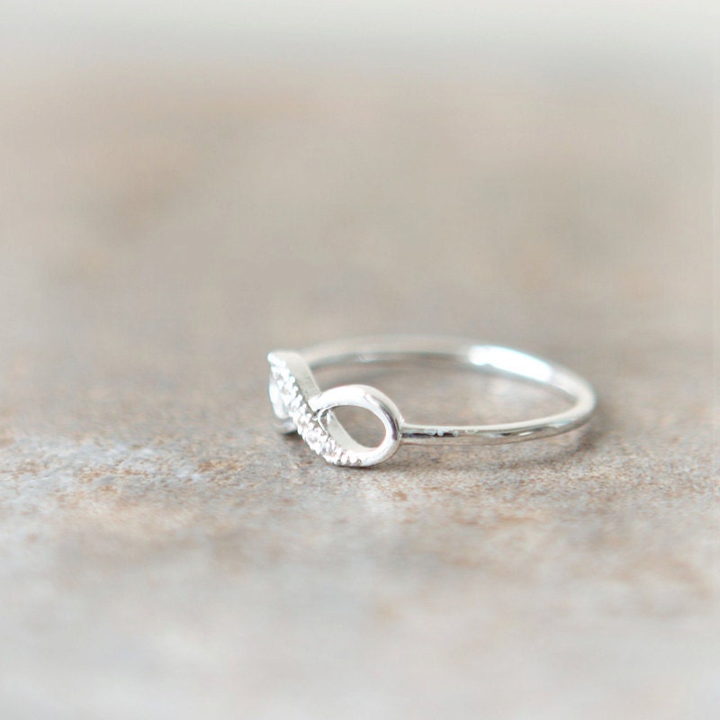 Infinity Ring in silver