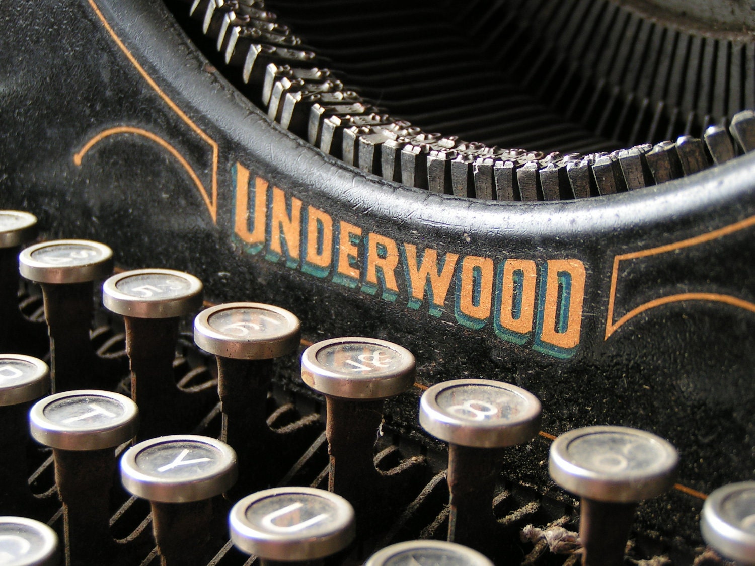 Vintage Underwood No. 5 Typewriter - CopperAndTin
