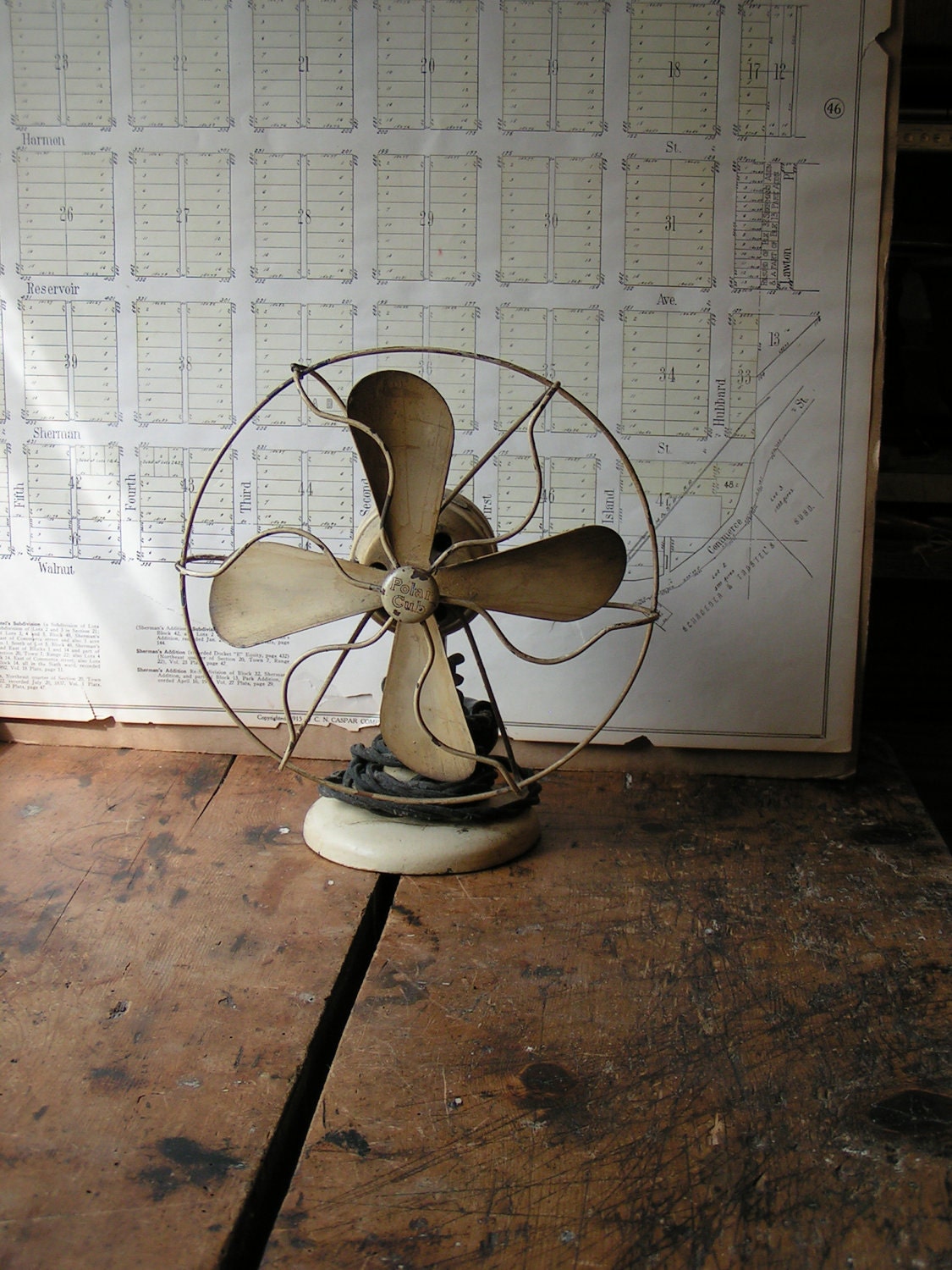Vintage Tiny Polar Cub Fan, patented 1921