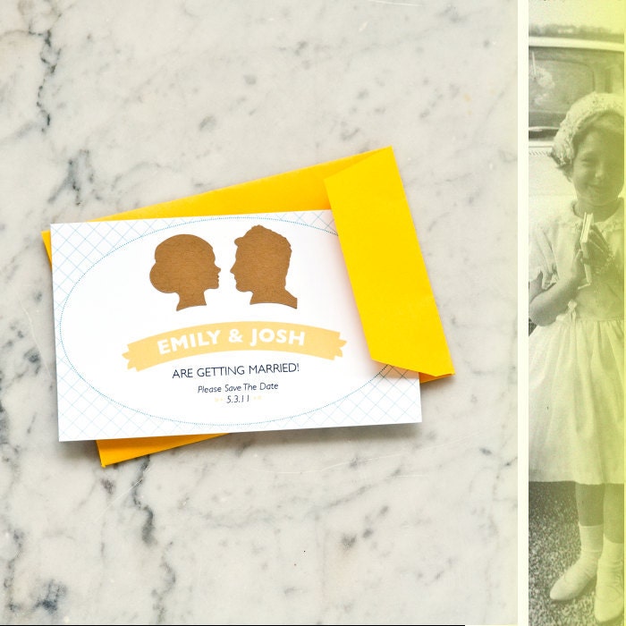 Silhouette - Wedding Invitation Suite