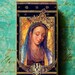 Our Lady of Poland Mother Mary Altered Art Bakelite Domino Pendant Catholic ChristianNecklace Set Black Friday ETSY