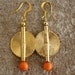 Aflé Bijoux African Earrings: Orange Coral Earrings