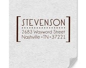Personalized Address Rubber Stamp Brackets