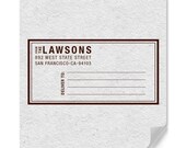 Large All In One Custom Return Address Rubber Stamp with Deliver To Area