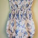 1950's Blue Heart Bathing Suit