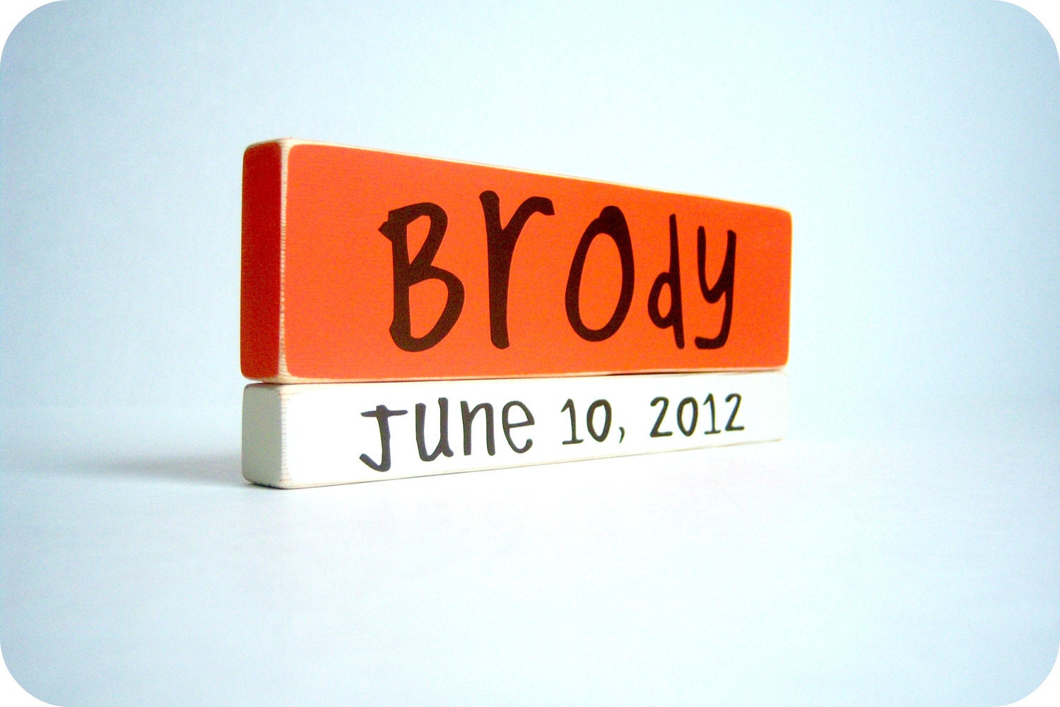 Pick Your Colors. Baby Birthday and Name Set. Great Nursery Idea.