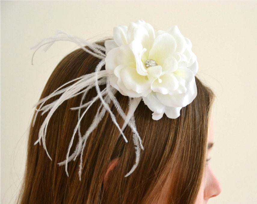 ELLIS-Flower Girls, Flower Hair Clip, Bridal Headpiece, Wedding Hair Accessory, Wedding Hair Flowers,