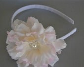 CHRISTINA- Wedding Hair Flowers, Bridal Hair Piece, Wedding Hair Accessory, Flower Girl Headband, Girl Headband