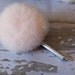 Art Deco Telescopic Pink Swansdown Powder Puff 1920
