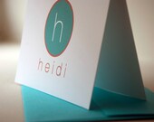 Personalized Monogram Note Cards Set of 8