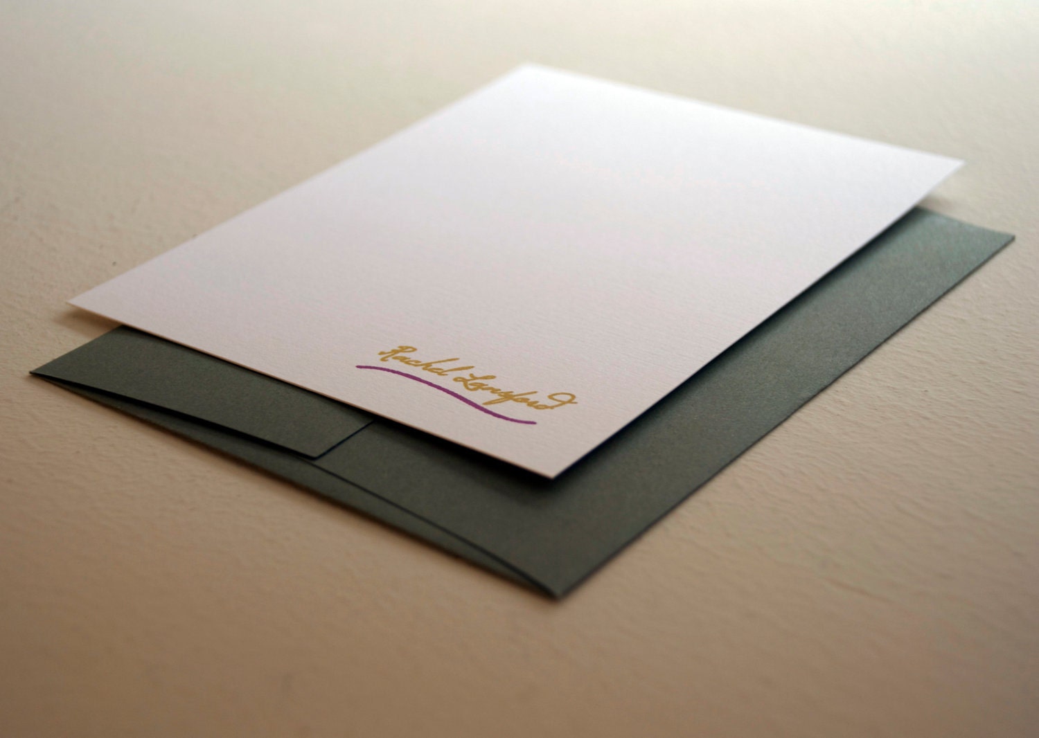 Personalized Stationery Note Cards Set of 12