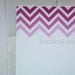 Chevron Stripe Personalized Stationery Flat Note Cards- Set of 12