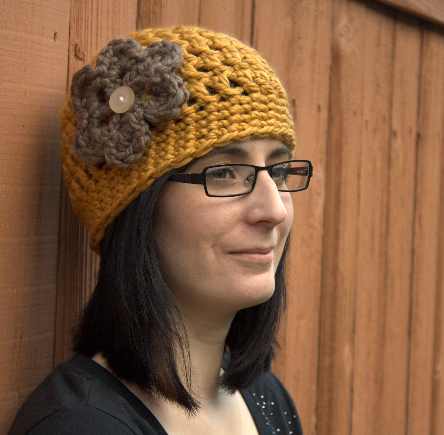 Crochet Flower Hat for Baby - Adult PATTERN
