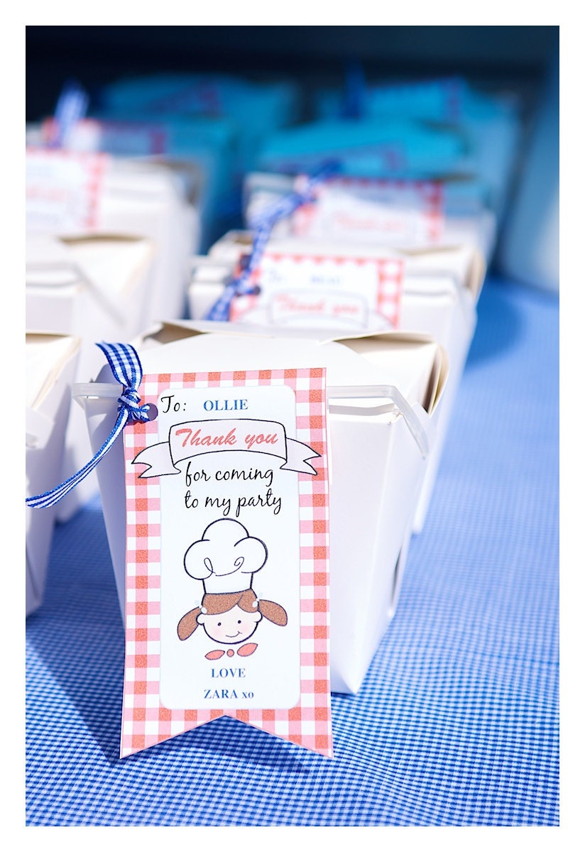 Girl Mini Chef Party DIY Printable Kit - INSTANT DOWNLOAD Il_570xn