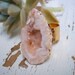 Reserve Listing For Dulcie..................Geode Druzy Ring No3 - Raw Crsytal Ring - Agate