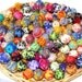 100 Jewelry colored beads - Free Shipping