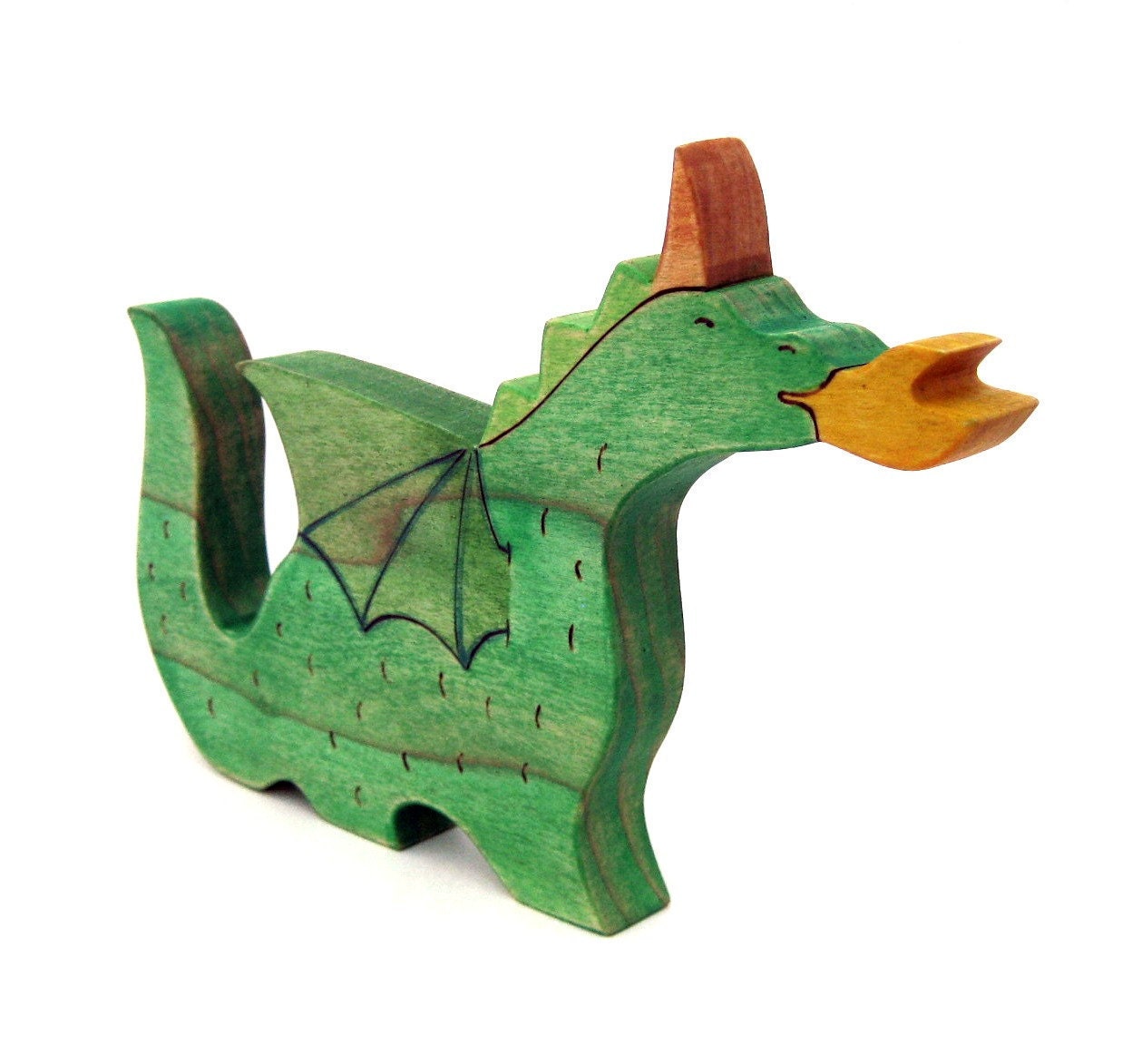 Dragon Toy - Wood Toy - Childrens Toy - Waldorf Toy