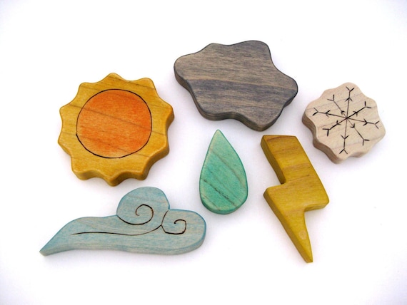 Weather Toy Set - Montessori Toy - Nature Table Toy