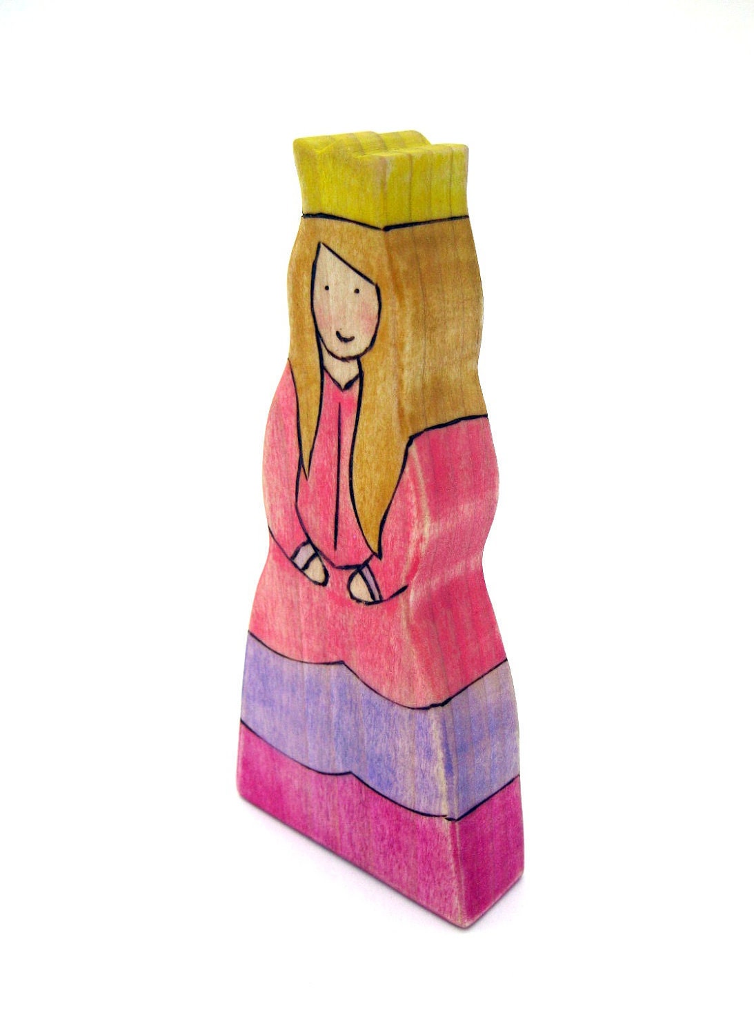 Princess Toy - Wooden Toy - Figure Toy - Childrens Toy