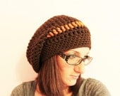 Crochet Tam - Slouch Hat - Slouchy Tam - Dread Hat - made to order