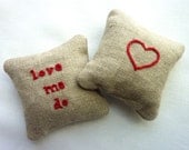 Valentine Hand Embroidered Rose Sachets